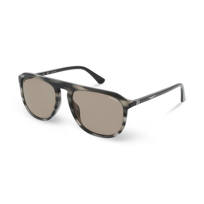 Police Brown Acetate Sunglasses - Stylish Protection with Modern Elegance