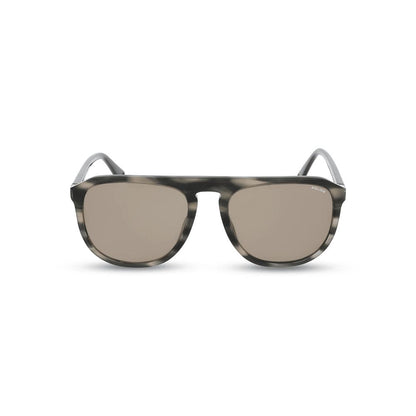 Police Brown Acetate Sunglasses - Stylish Protection with Modern Elegance