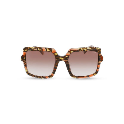 Police Multicolor Resin Sunglasses for Women - SPLG20M5409YB
