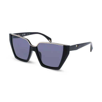 Police Black Acetate Sunglasses - Timeless Elegance for Women