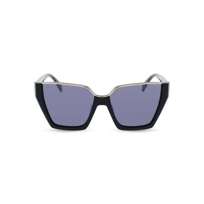 Police Black Acetate Sunglasses - Timeless Elegance for Women