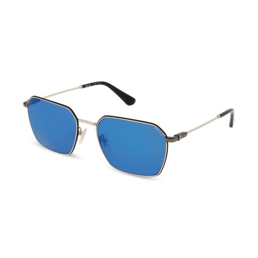Police Gray Metal Sunglasses - Sophisticated Style and Protection
