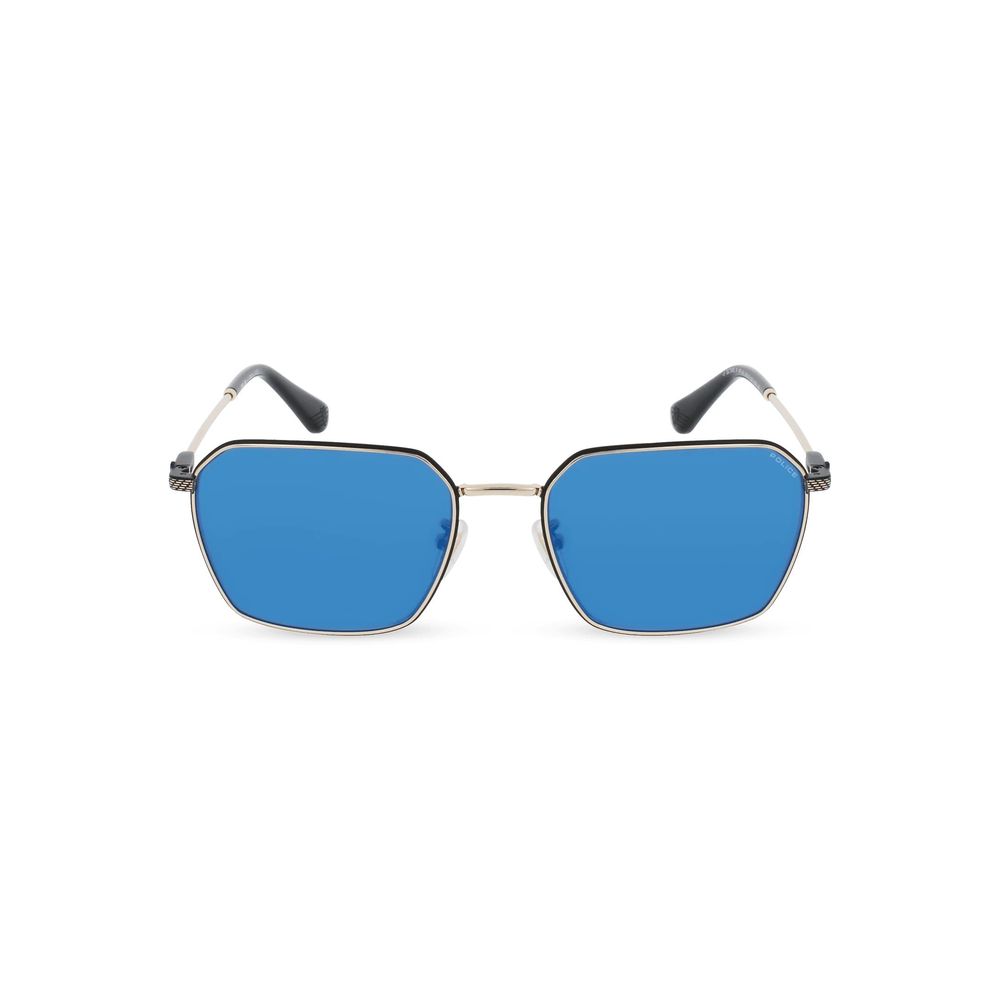 Police Gray Metal Sunglasses - Sophisticated Style and Protection