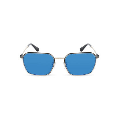 Police Gray Metal Sunglasses - Sophisticated Style and Protection