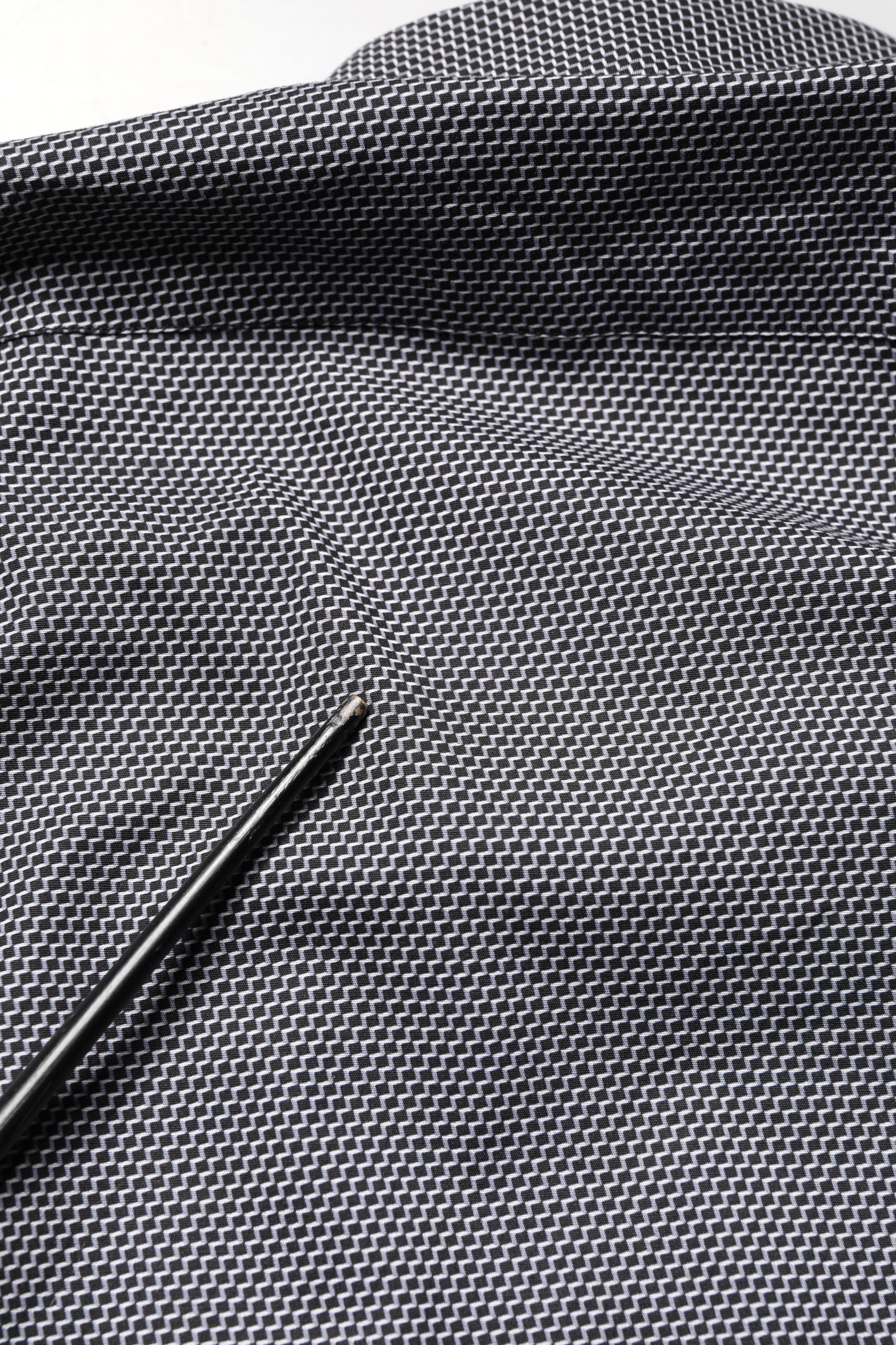 Domenico Tagliente Gray Patterned Long Sleeves Men Dress Shirt