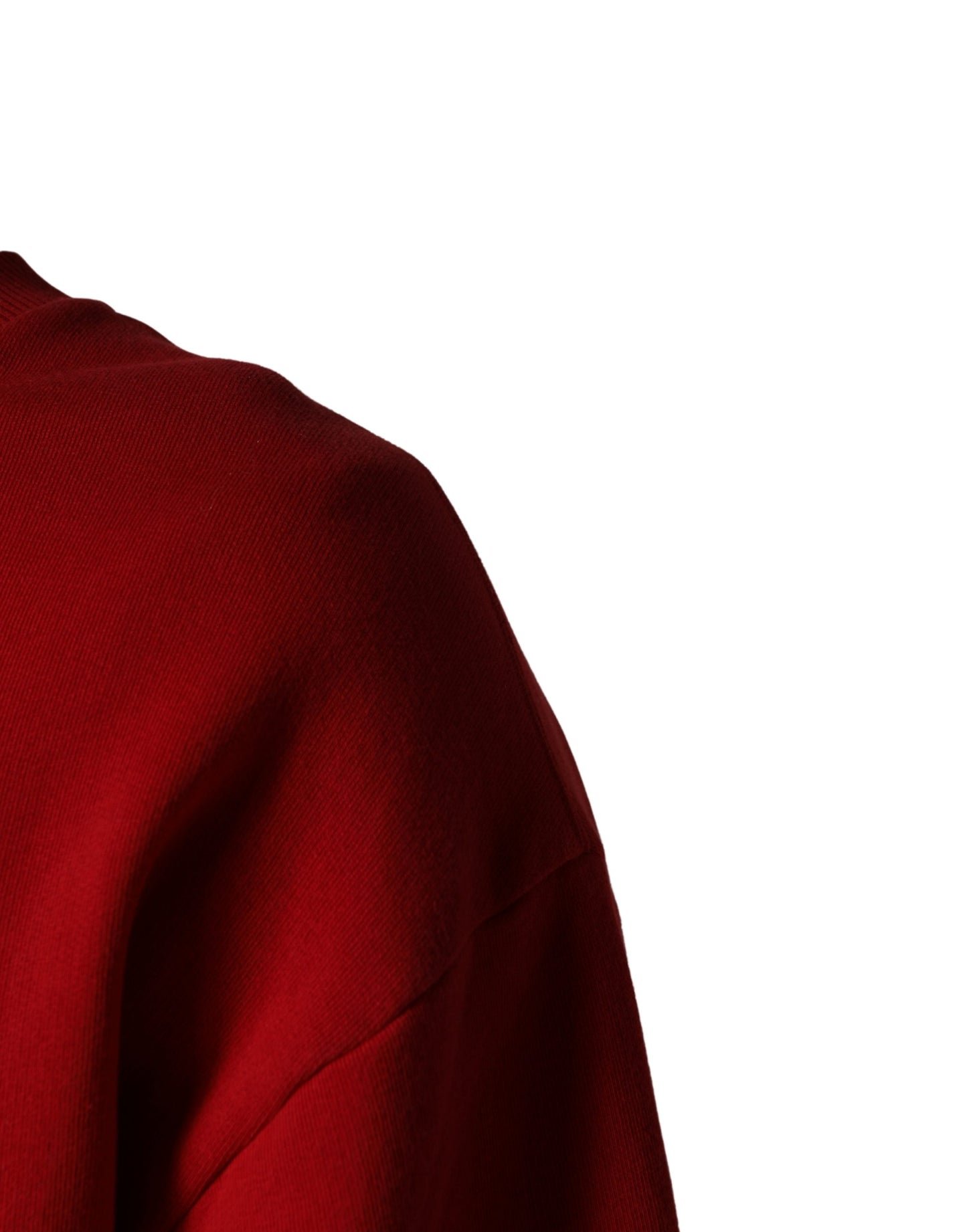 Dolce & Gabbana Red Abstract Graphic Crew Neck Sweatshirt for Men