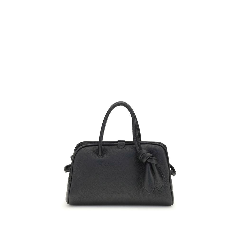 Jacquemus Black Calf Leather Le Petit Turismo Bag