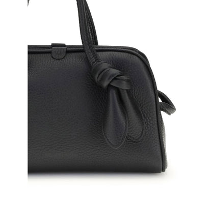 Jacquemus Black Calf Leather Le Petit Turismo Bag
