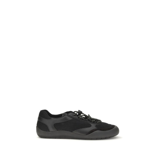 Prada Black Speedrock Sneakers