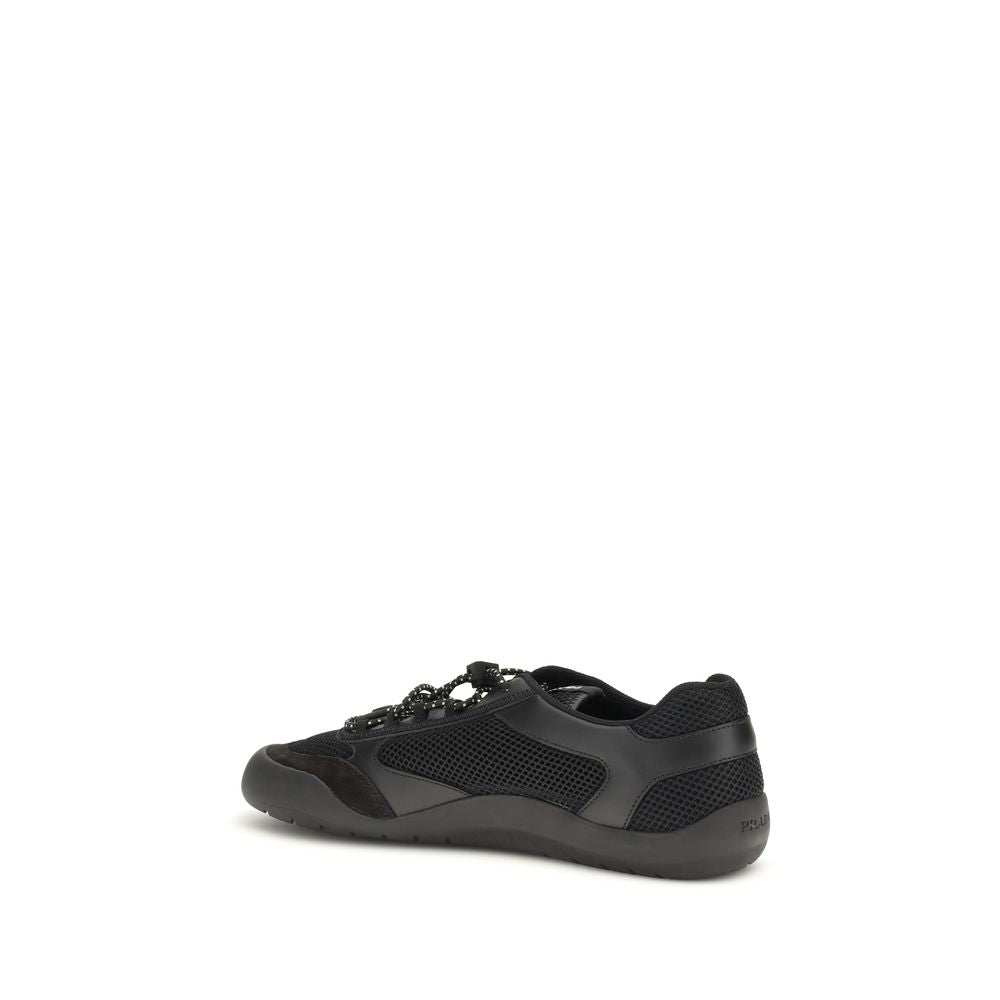 Prada Black Speedrock Sneakers