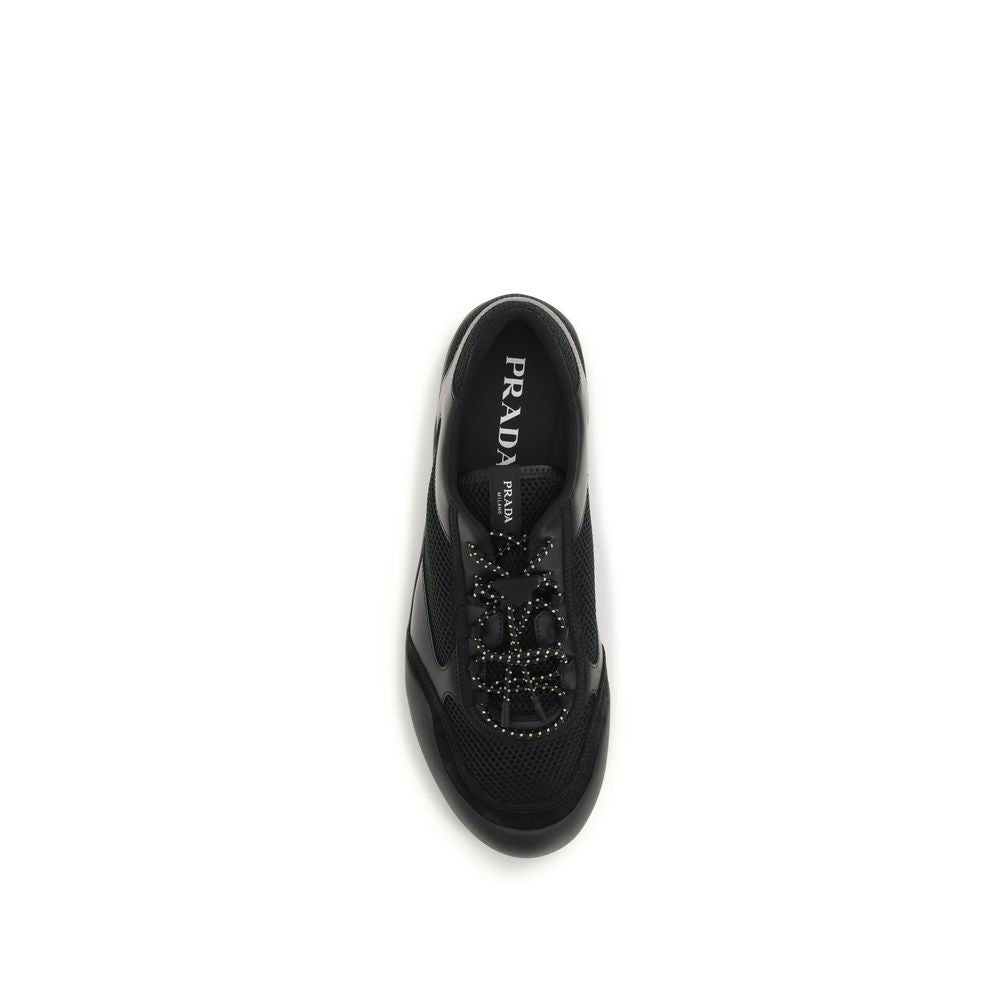 Prada Black Speedrock Sneakers