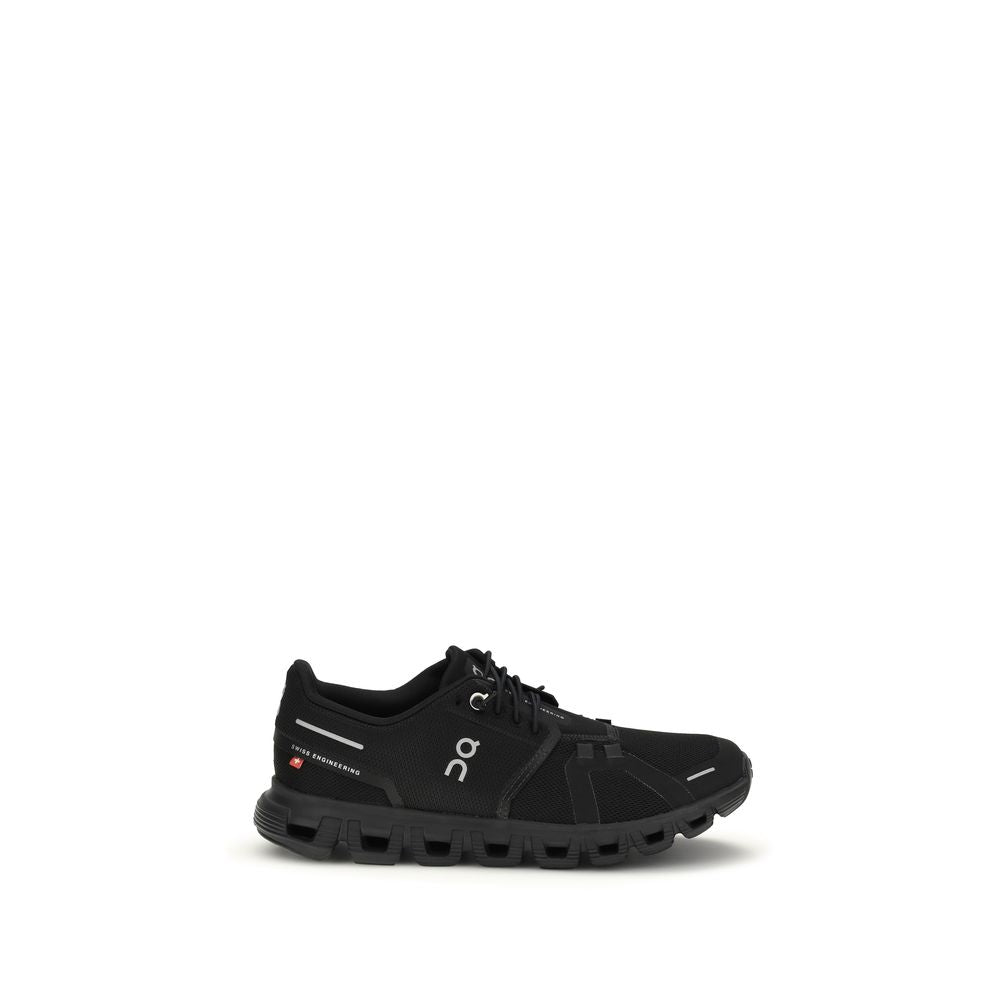 ON Black Recycled Polyester Athletic Sneakers - Cloud 6