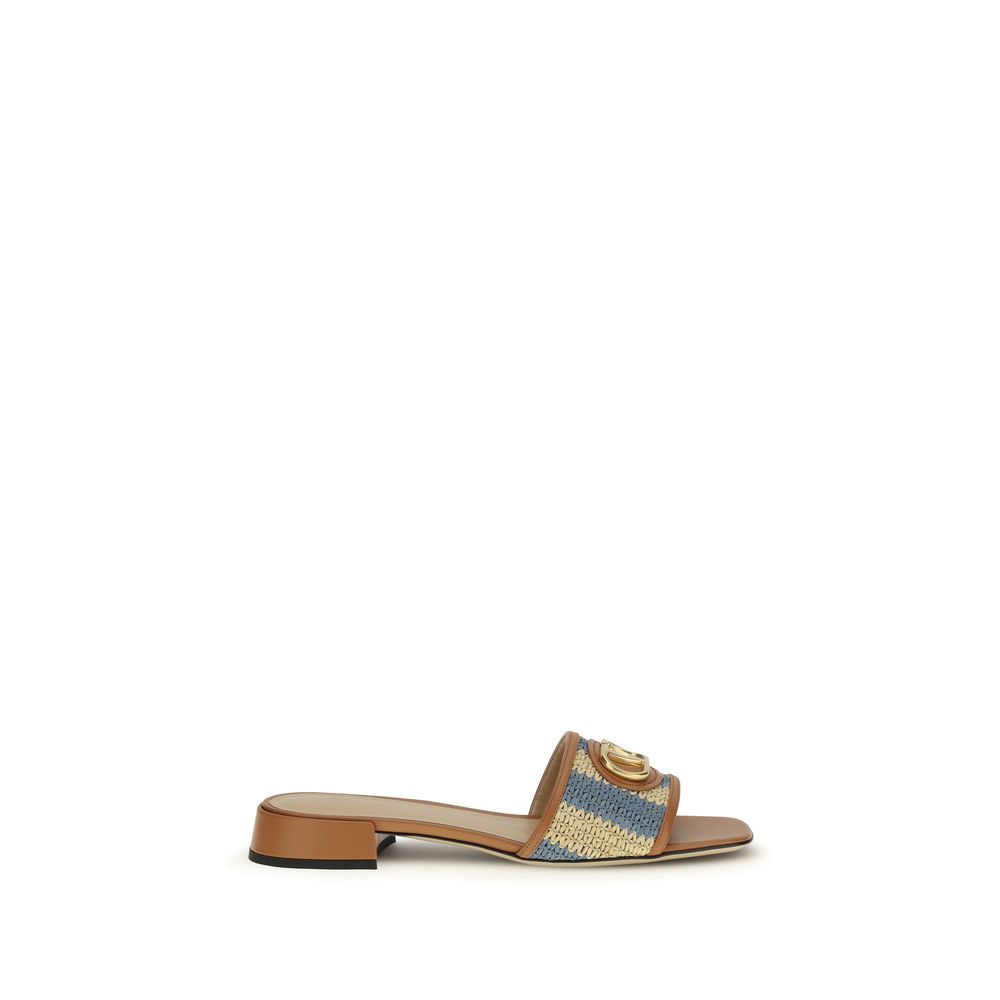 Valentino Garavani VLogo Slide Sandals for Women