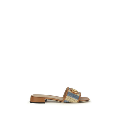 Valentino Garavani VLogo Slide Sandals for Women