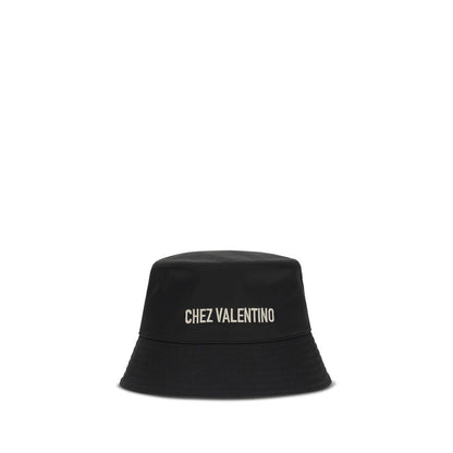 Valentino Garavani Black Chez Valentino Bucket Hat
