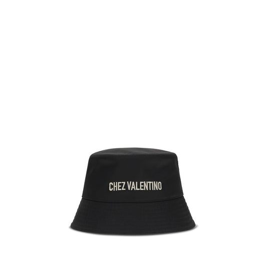 Valentino Garavani Black Chez Valentino Bucket Hat