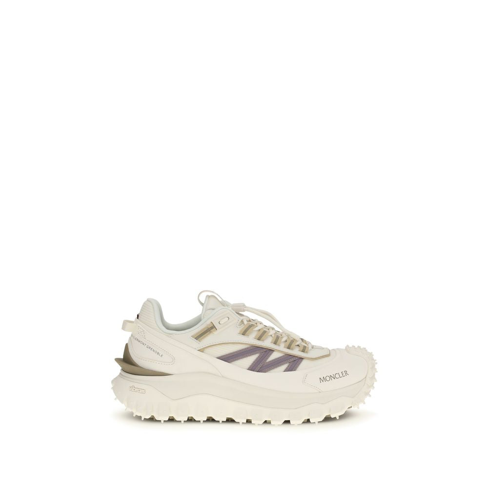 Moncler White Leather Trailgrip GTX Sneakers