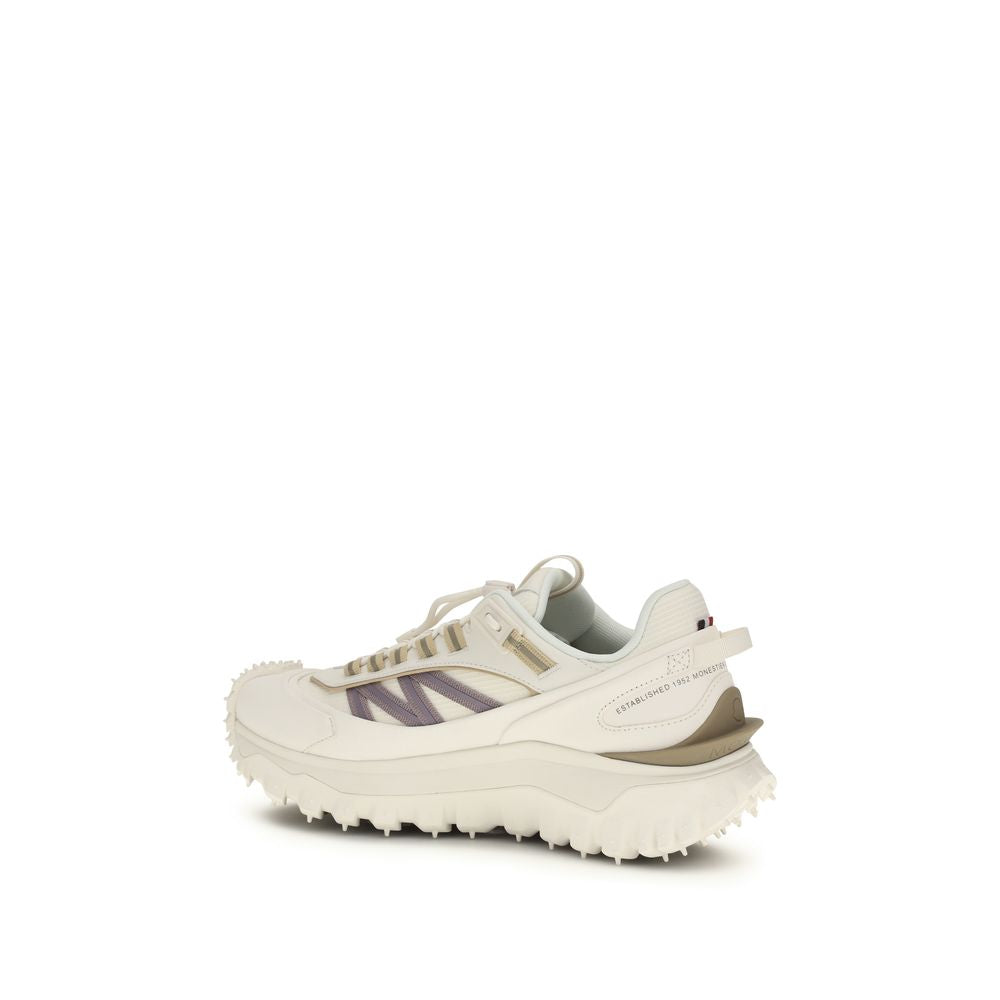 Moncler White Leather Trailgrip GTX Sneakers