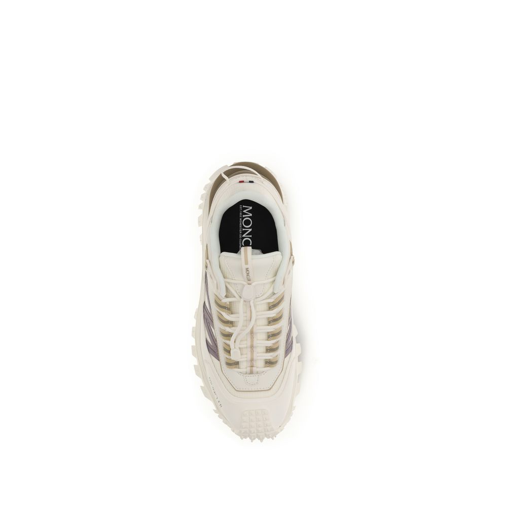 Moncler White Leather Trailgrip GTX Sneakers