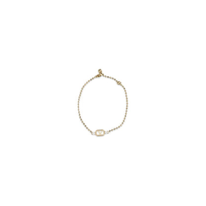 Valentino Garavani Gold Metal Ovalette Bracelet