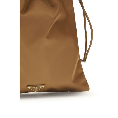 Prada Brown Re-Nylon Pouch Bag