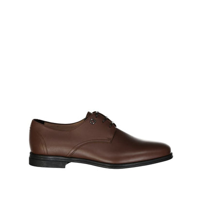 Salvatore Ferragamo Brown Leather Oxfords & Derbies for Men
