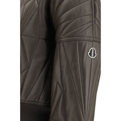 Moncler x Rick Owens Geocamo Leather Flight Bomber Jacket