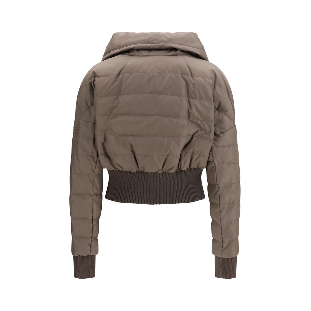 Moncler x Rick Owens Brown Cropped Jacket