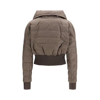 Moncler x Rick Owens Brown Cropped Jacket