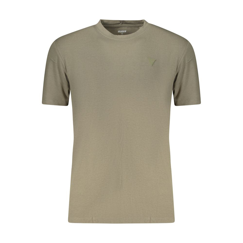 GUESS JEANS Verde Cotton Men T-Shirt