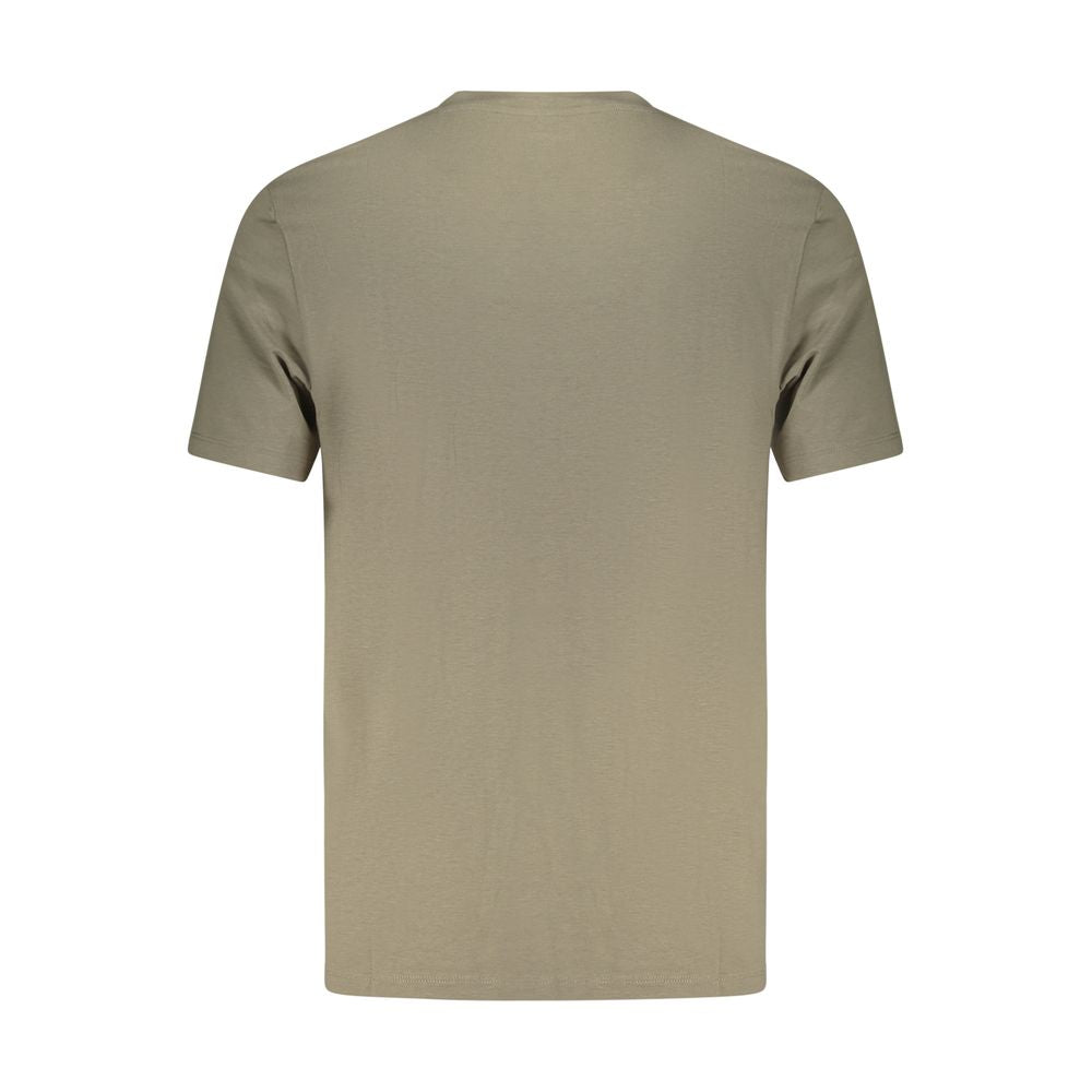 GUESS JEANS Verde Cotton Men T-Shirt