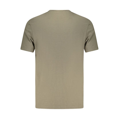 GUESS JEANS Verde Cotton Men T-Shirt