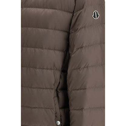 Moncler x Rick Owens Brown Goose Down Bomber Flight Jacket