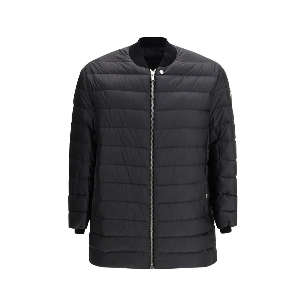 Moncler x Rick Owens Black Goose Down Bomber Flight Jacket