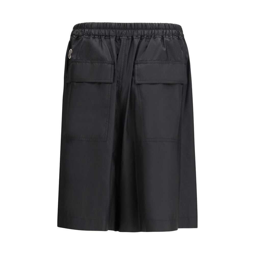 Moncler x Rick Owens Black Kilt Shorts