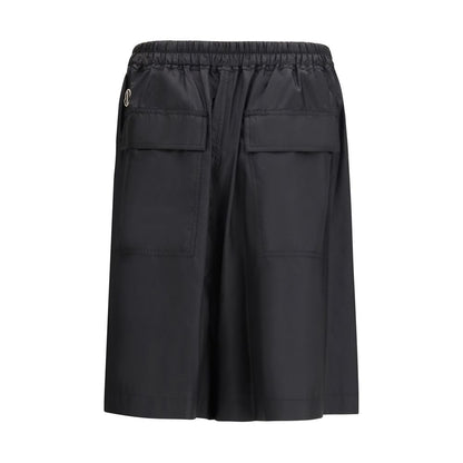 Moncler x Rick Owens Black Kilt Shorts