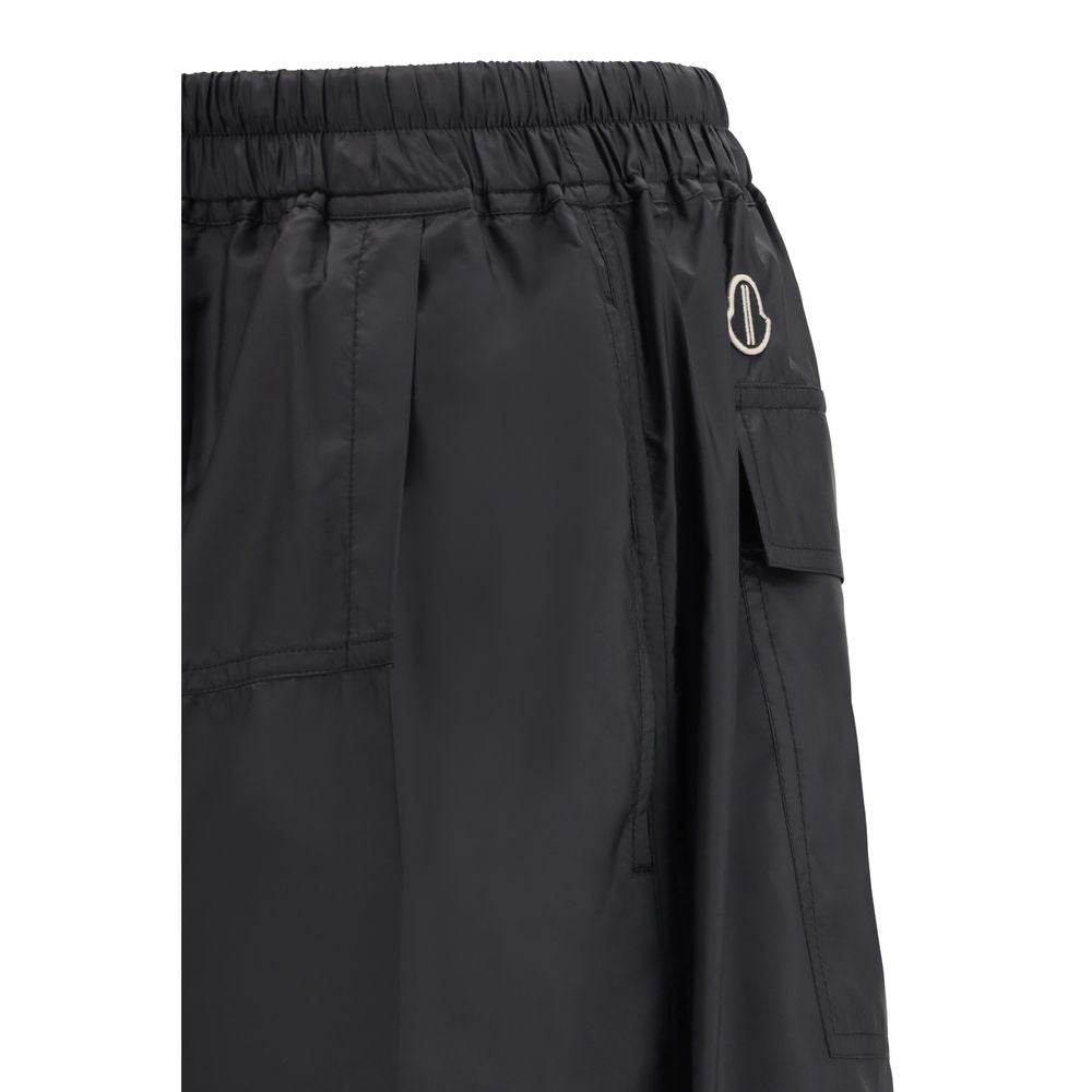 Moncler x Rick Owens Black Kilt Shorts