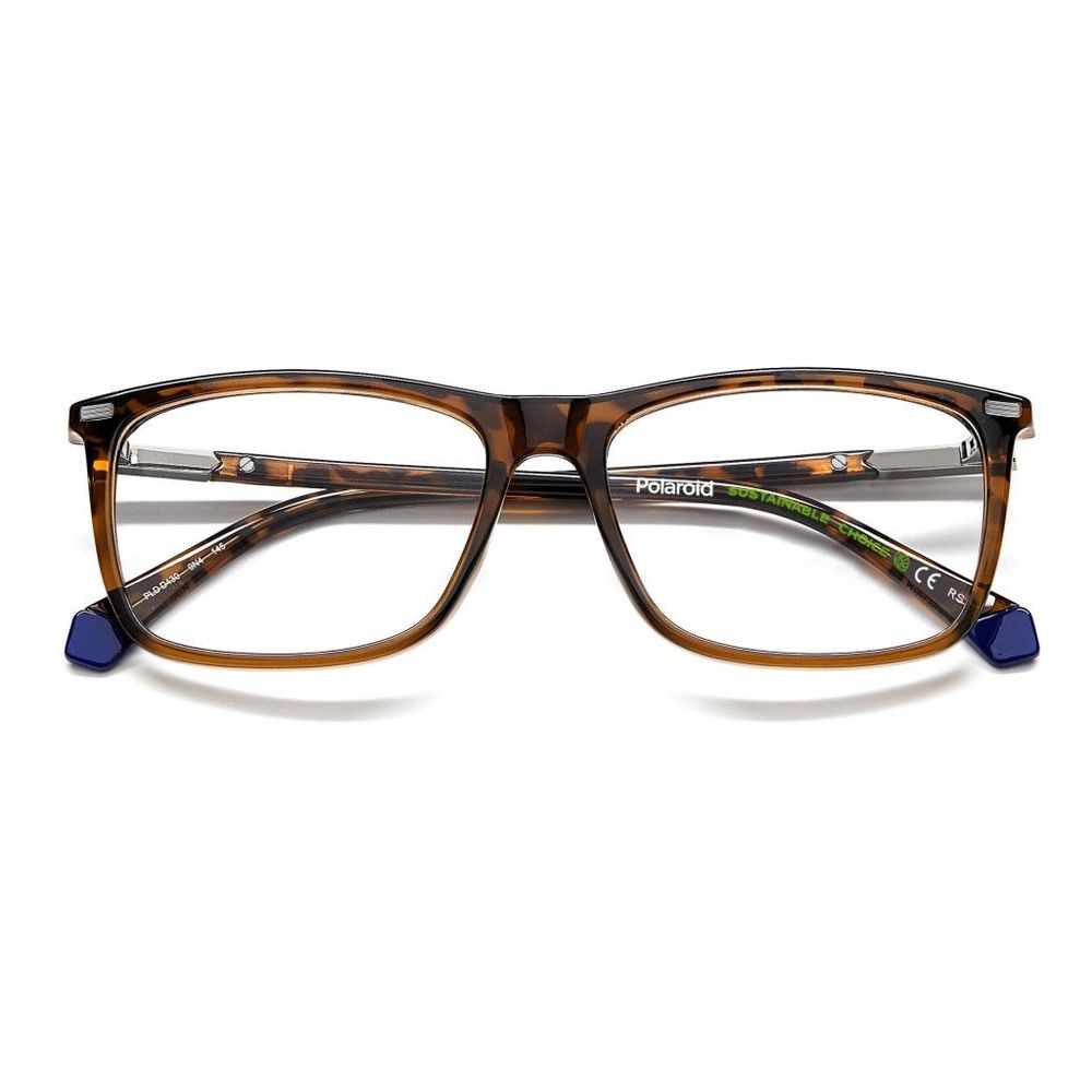 Polaroid Brown Polyamide Glasses (Frames) - Stylish and Durable Eyewear