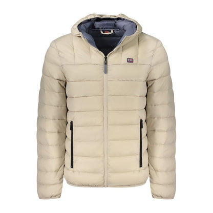 Norway 1963 Beige Hooded Puffer Jacket