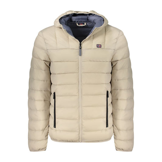 Norway 1963 Beige Hooded Puffer Jacket