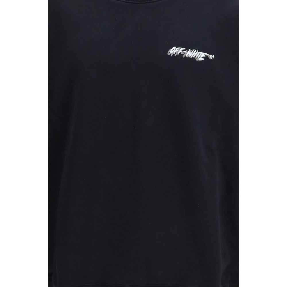 Off-White Black Cotton Skate Logo Sweatshirt