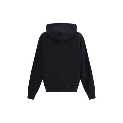 Off-White Black Cotton Sweatshirt - The Skate Hoodie