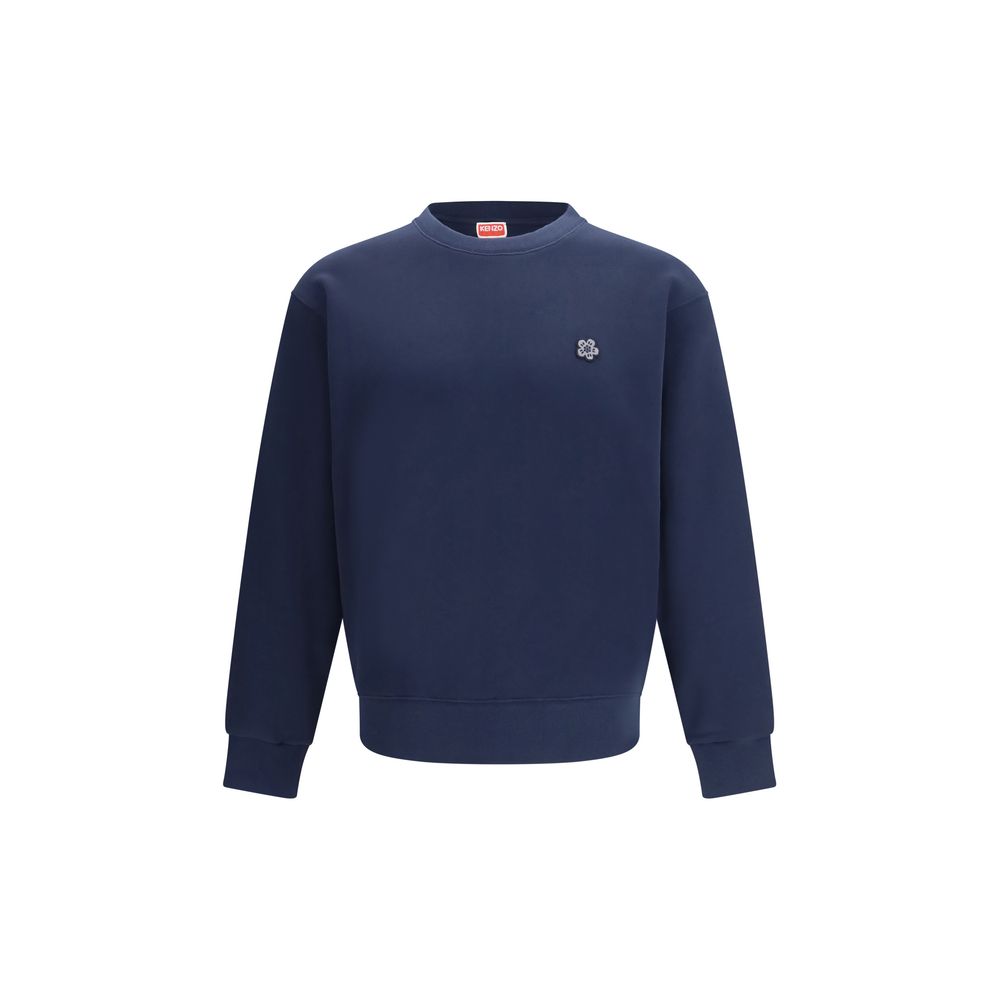 Kenzo Boke Flower Blue Cotton Sweatshirt