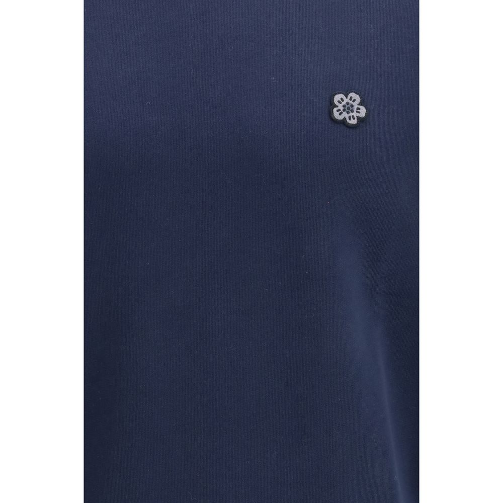 Kenzo Boke Flower Blue Cotton Sweatshirt