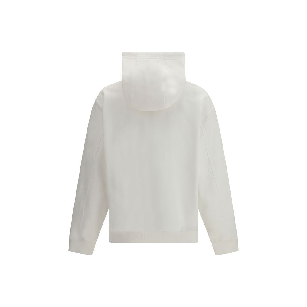 Casablanca White Cotton Sweatshirt - Innocence Triangle Hoodie