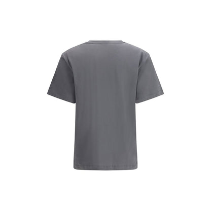 PINKO Gray Cotton Strepitoso T-Shirt