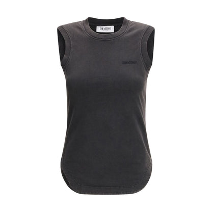 The Attico Black Cotton Top - Reese Tank Top