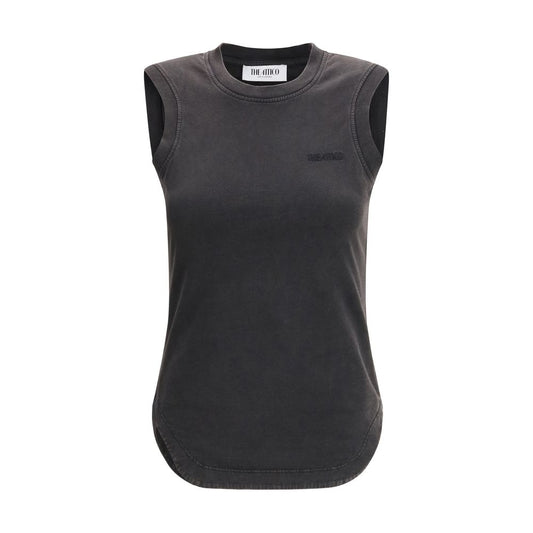 The Attico Black Cotton Top - Reese Tank Top