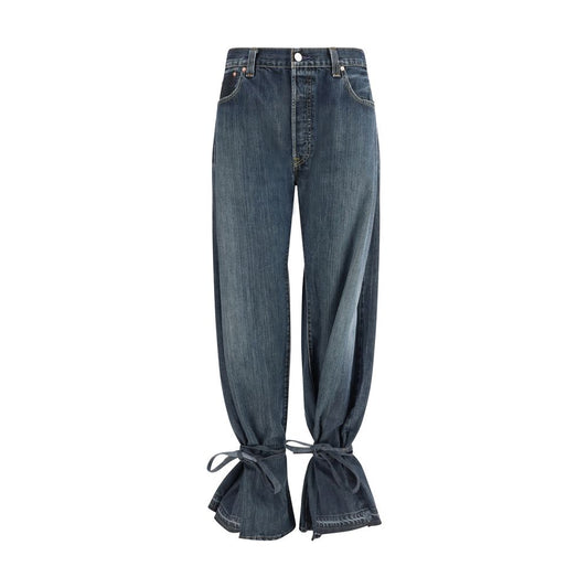 E.L.V. DENIM Gray Cotton Balloon Fit Ridley Jeans