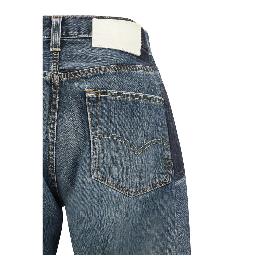 E.L.V. DENIM Gray Cotton Balloon Fit Ridley Jeans